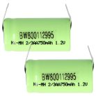 VHBW Modellkészítő Akkumulátor 2/3AA - 750 mAh 1,2 V NiMH