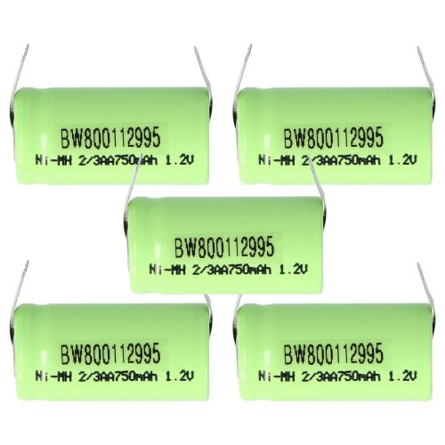 VHBW Modellkészítő Akkumulátor 2/3AA - 750 mAh 1,2 V NiMH