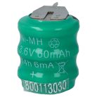 VHBW Gombelem Akkumulátor 3/V80H - 80 mAh 3,6 V NiMH