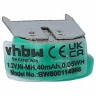 VHBW Battery V40H - 40 mAh 1.2 V NiMH