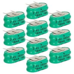 VHBW Button Cell Battery 2/V150H - 150 mAh 2.4 V NiMH