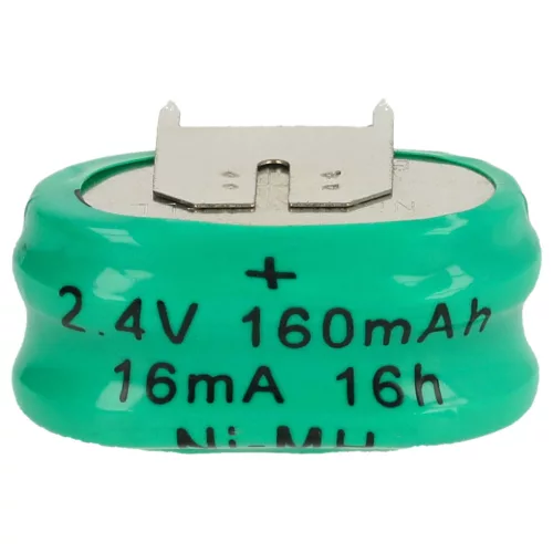 VHBW Button Cell Battery 2/V150H - 150 mAh 2.4 V NiMH