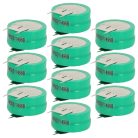 VHBW Knopfzellen-Akku 2/V250H - 250 mAh 2,4 V NiMH