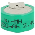 VHBW Knopfzellen-Akku 2/V250H - 250 mAh 2,4 V NiMH