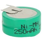 VHBW Knopfzellen-Akku 2/V250H - 250 mAh 2,4 V NiMH