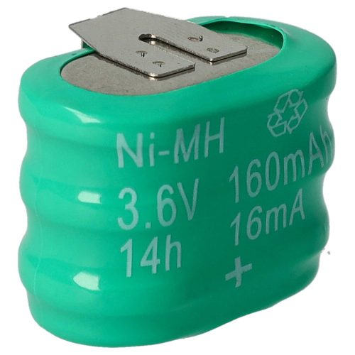 VHBW Button Cell Battery 3/V150H - 150 mAh 3.6 V NiMH