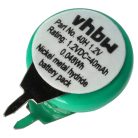 VHBW Button Cell Battery 1/V40H 2 Pins - 40 mAh 1.2 V NiMH
