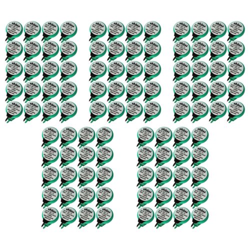 VHBW Gombelem Akkumulátor 1/V40H 2 tűs - 40 mAh 1,2 V NiMH