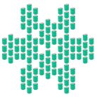 VHBW Gombelem Akkumulátor V80H - 80 mAh 3,6 V NiMH