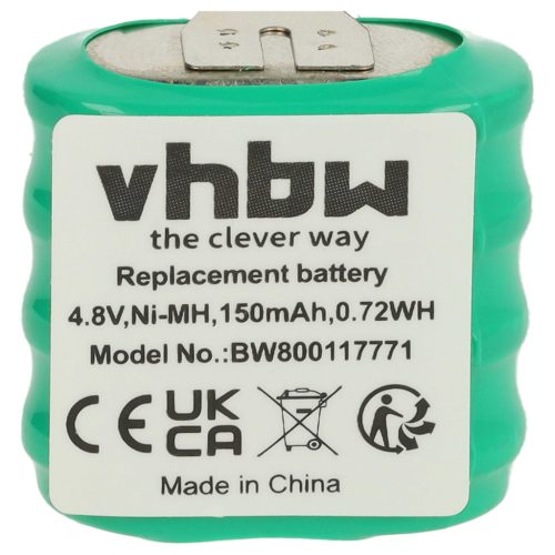 VHBW Battery 4/V150H - 150 mAh 4.8 V NiMH