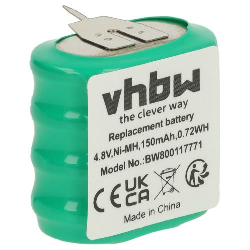 VHBW Battery 4/V150H - 150 mAh 4.8 V NiMH