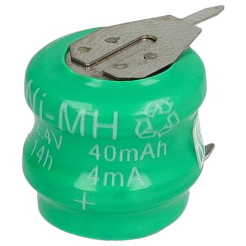 VHBW Gombelem Akku V40H 2-pin - 40 mAh 2,4 V NiMH