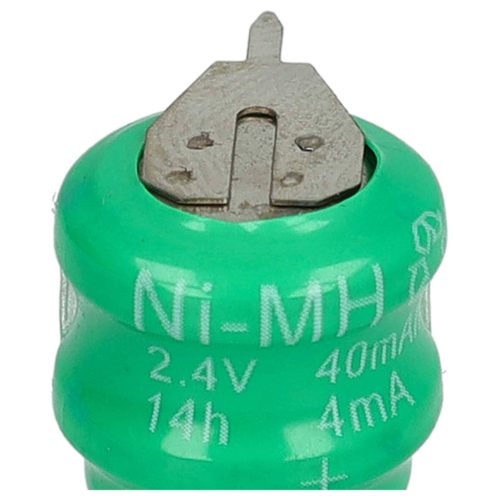 VHBW Gombelem Akku V40H 2-pin - 40 mAh 2,4 V NiMH