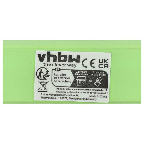 VHBW CD Player Battery Aiwa MHB-901 - 1100 mAh 1.2 V NiMH
