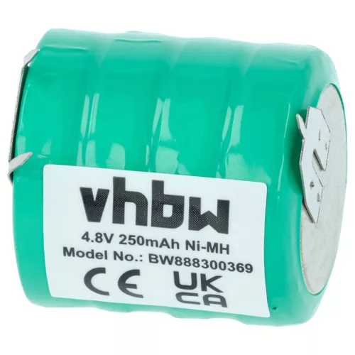 VHBW Battery V250H - 250 mAh 4.8 V NiMH