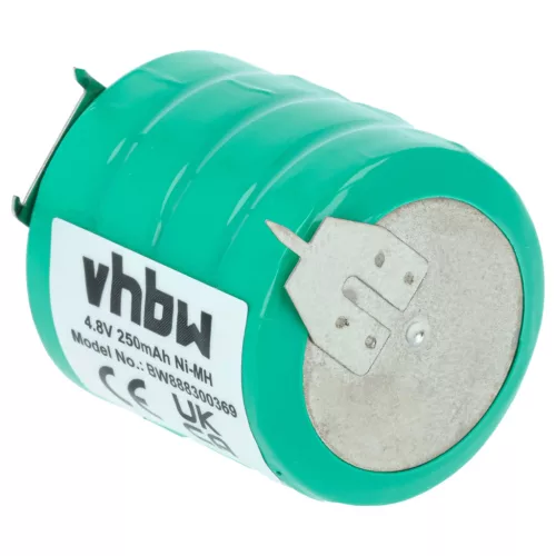 VHBW Battery V250H - 250 mAh 4.8 V NiMH