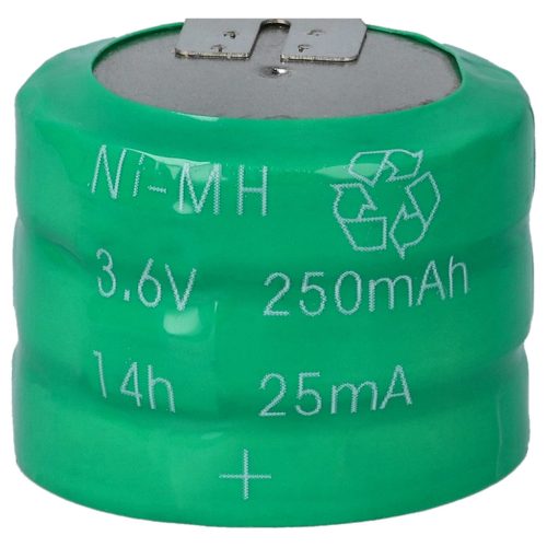 VHBW Gombelem Akku V250H - 250 mAh 3,6 V NiMH