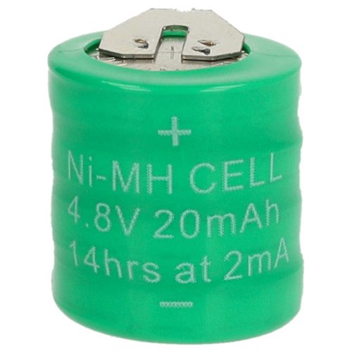 VHBW Gombelem Akkumulátor 4/V15H - 20 mAh 4,8 V NiMH
