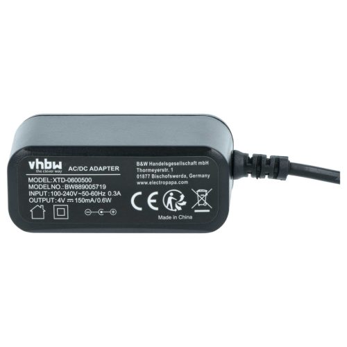 VHBW Hálózati adapter C39280-Z4-C744 Gigaset telefonhoz - 4 V / 0,15 A