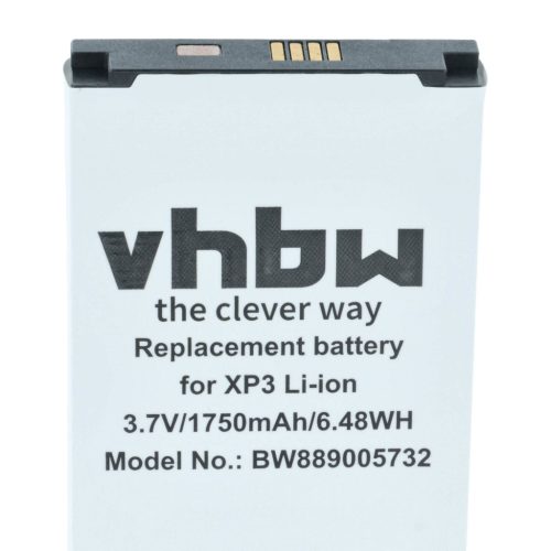 VHBW Mobiltelefon Akku Sonim BAT-03180-01S - 1750 mAh 3,7 V Li-Ion