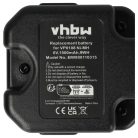VHBW Elektromos szerszám akkumulátor VP0108, VP0109 - 1500 mAh 6 V NiMH