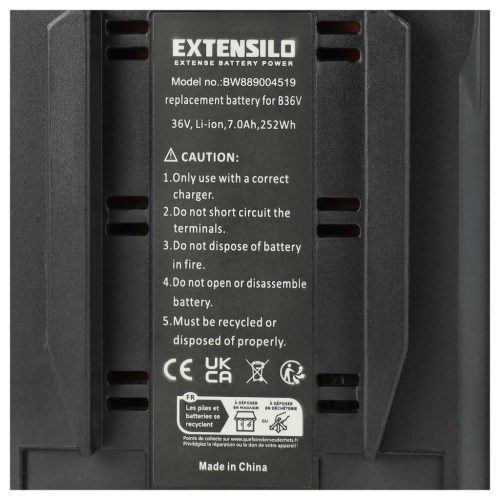 VHBW Electric Tool Battery Hilti B36, B36V, 2203932, 418009 - 7000 mAh 36 V Li-Ion