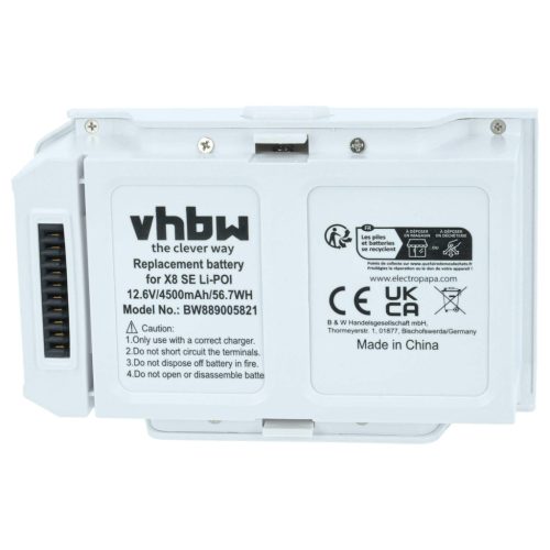 VHBW Drón Akkumulátor Xiaomi - 4500 mAh 12,6 V Li-polymer