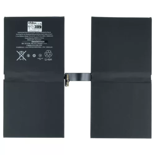 VHBW Tablet Akku Apple A1754, 020-01238 - 10994 mAh 3,77 V Li-Ion