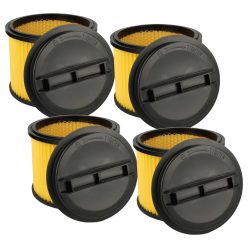   VHBW Vacuum Cleaner Filter Einhell 23.424.25, 23.421.75, 23.421.67 - 4 pcs