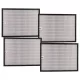 VHBW HEPA Filter HRF-Q710E - 4 pcs