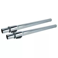 VHBW Vacuum Cleaner Hose 6.902-066.3 - 58 cm - 96 cm chrome