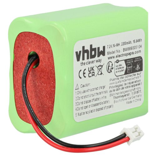 VHBW LED Spot Light Battery Ape Labs - 2200 mAh 7.2 V NiMH