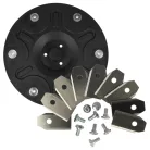 VHBW Lawn Mower Accessory Set Segway Navimow i105E, i108E, i110n - Black