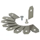 VHBW Rasenmäherklinge als Ersatz für Arnold AR1 - Stahl, Silber