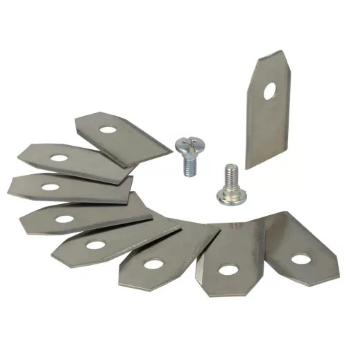 VHBW Rasenmäherklinge als Ersatz für Arnold AR1 - Stahl, Silber