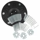 VHBW Rasenmäher Zubehörset Segway Navimow i105E, i108E, i110n - Schwarz Silber