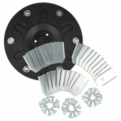   VHBW Rasenmäher Zubehörset Segway Navimow i105E, i108E, i110n - Schwarz Silber