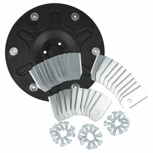 VHBW Rasenmäher Zubehörset Segway Navimow i105E, i108E, i110n - Schwarz Silber