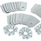 VHBW Rasenmäher Zubehörset Segway Navimow i105E, i108E, i110n - Schwarz Silber