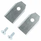 VHBW Rasenmäher Zubehörset Segway Navimow i105E, i108E, i110n - Schwarz Silber