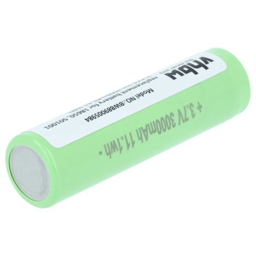 VHBW Taschenlampenakku Ledlenser 501001 - 3000 mAh 3,7 V Li-Ion
