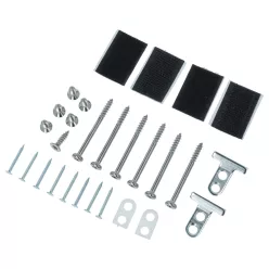   Ajtószerelési készlet Siemens Bosch mosogatógéphez 00612645, 00618833 helyett - Külső ajtó/elülső panel 26 részes készlet