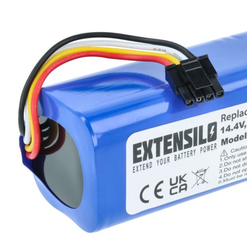 VHBW Akku Xiaomi STYTJ01ZHM, BRR-2P4S-5200S, P2008-4S2P-MMBK - 6800 mAh 14,4 V Li-Ion