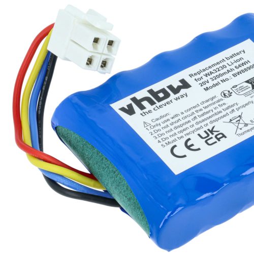 VHBW Akku Kress 59000257, KA0101, 59003453, KA0103, KA3022 - 3200 mAh 20 V Li-Ion