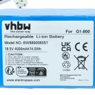 VHBW Akku für Ecovacs 201-2201-0903, 201-2325-010, 201-2325-0104, S21-LI-185-5800 - 4000 mAh 18,5 V Li-Ion