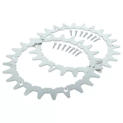   VHBW Spike für Worx WR141E Rasenmäher - Edelstahl, 24 Zähne