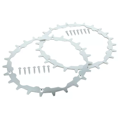 VHBW Robotic Lawn Mower Spikes Gardena SILENO city 250, 400, 500 - Stainless Steel, 24 Teeth