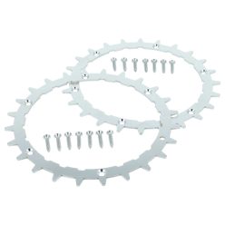   VHBW Robotfűnyíró Tüskék Bosch Indego 350, 400, M+ 700, S 500 - Rozsdamentes acél, 24 fog