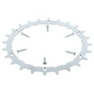 VHBW Robotfűnyíró Tüskék Bosch Indego 350, 400, M+ 700, S 500 - Rozsdamentes acél, 24 fog