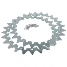 VHBW Spike Set for Segway Navimow i105E Robotic Lawn Mower - Stainless Steel